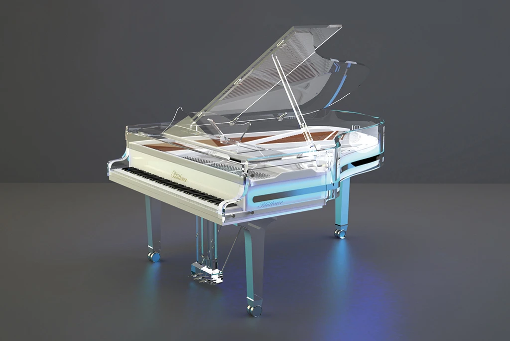Crystal Blüthner ELEGANCEgs 366 piano | House of Pianos Dubai