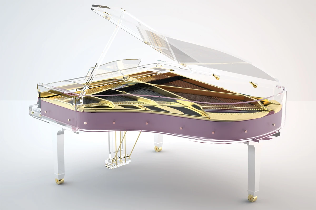 Crystal Elegance Example Purple | House of Pianos Dubai