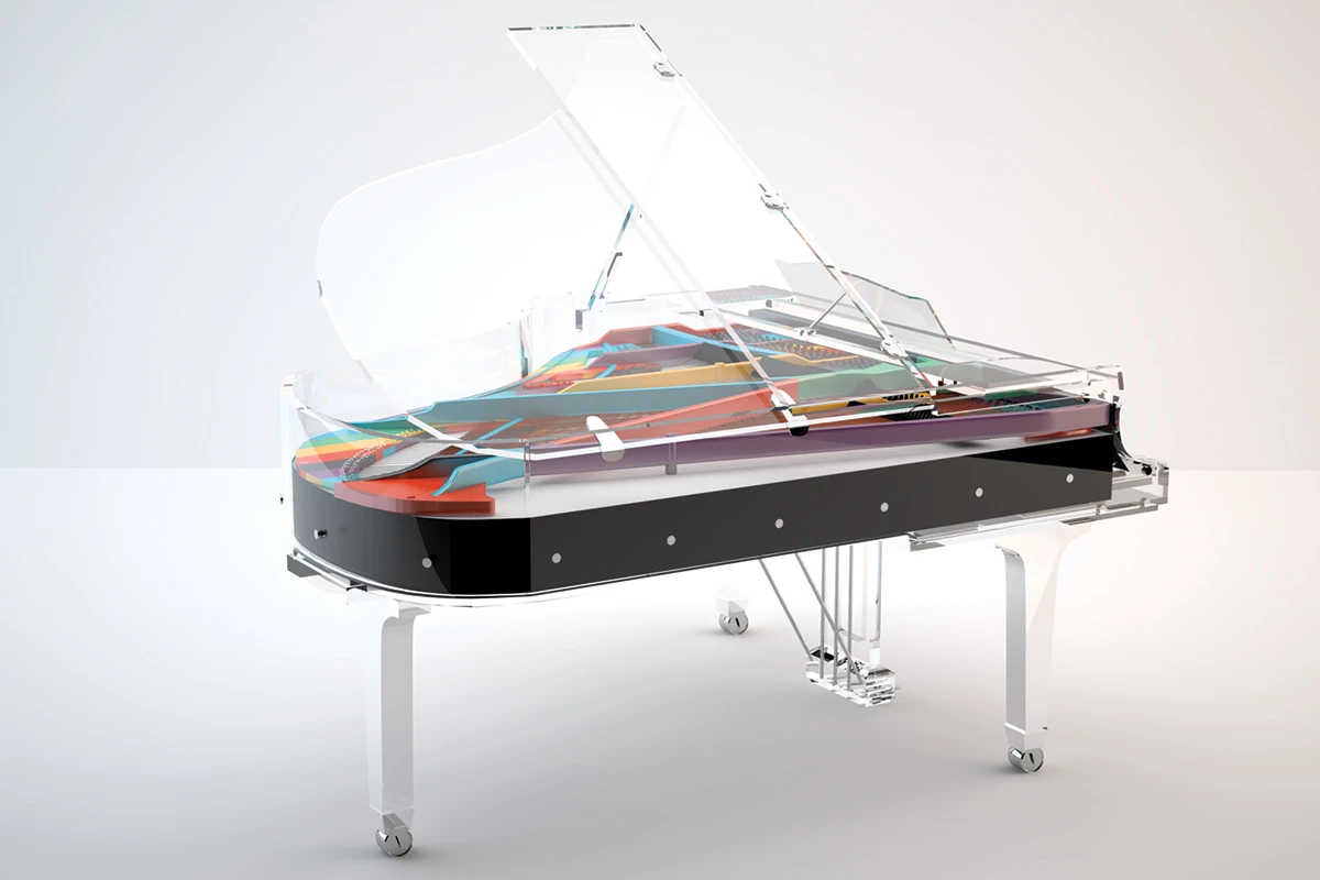 Crystal Elegance Example Rainbow | House of Pianos Dubai
