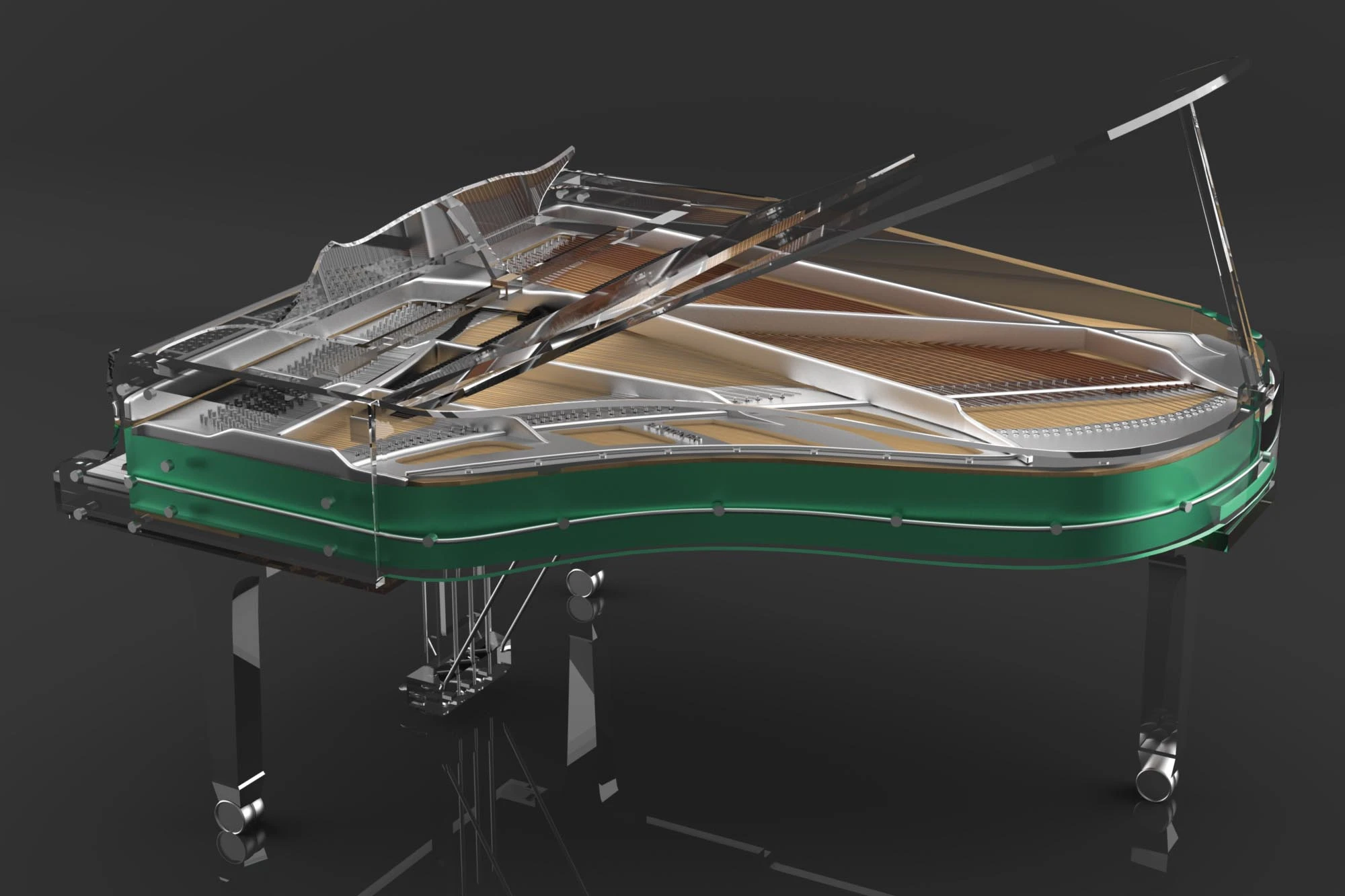 Bluthner Crystal Piano