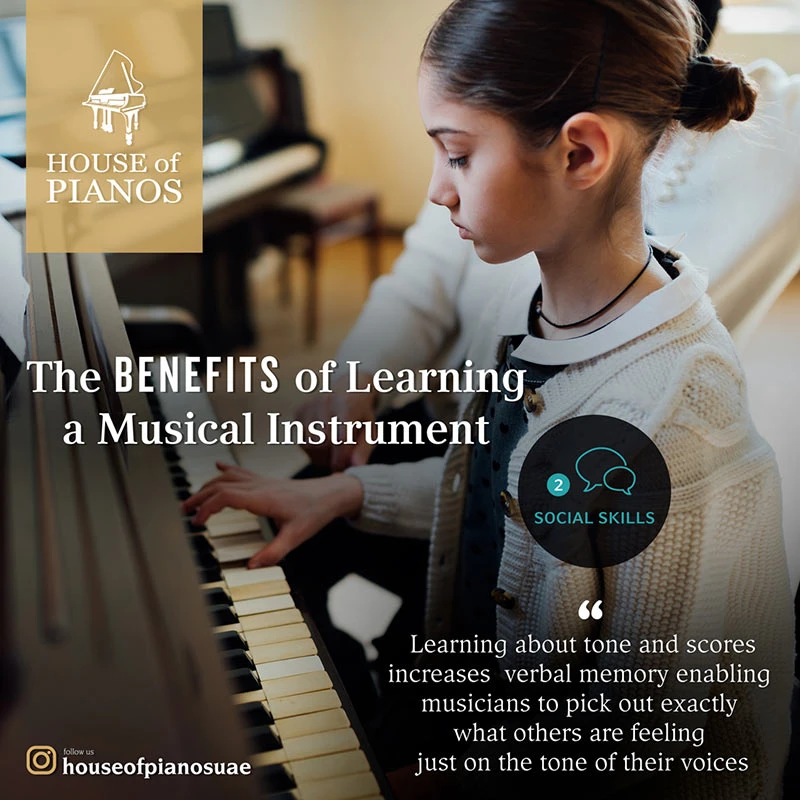 Benefits Of Playing MI Poster (02) | House of Pianos Dubai