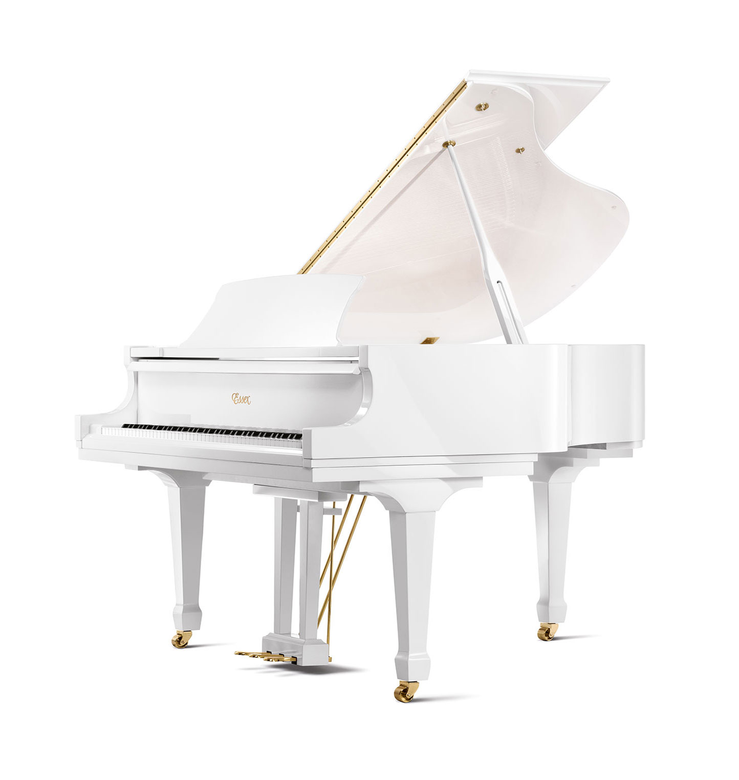 ESSEX EGP173 White Grand Piano